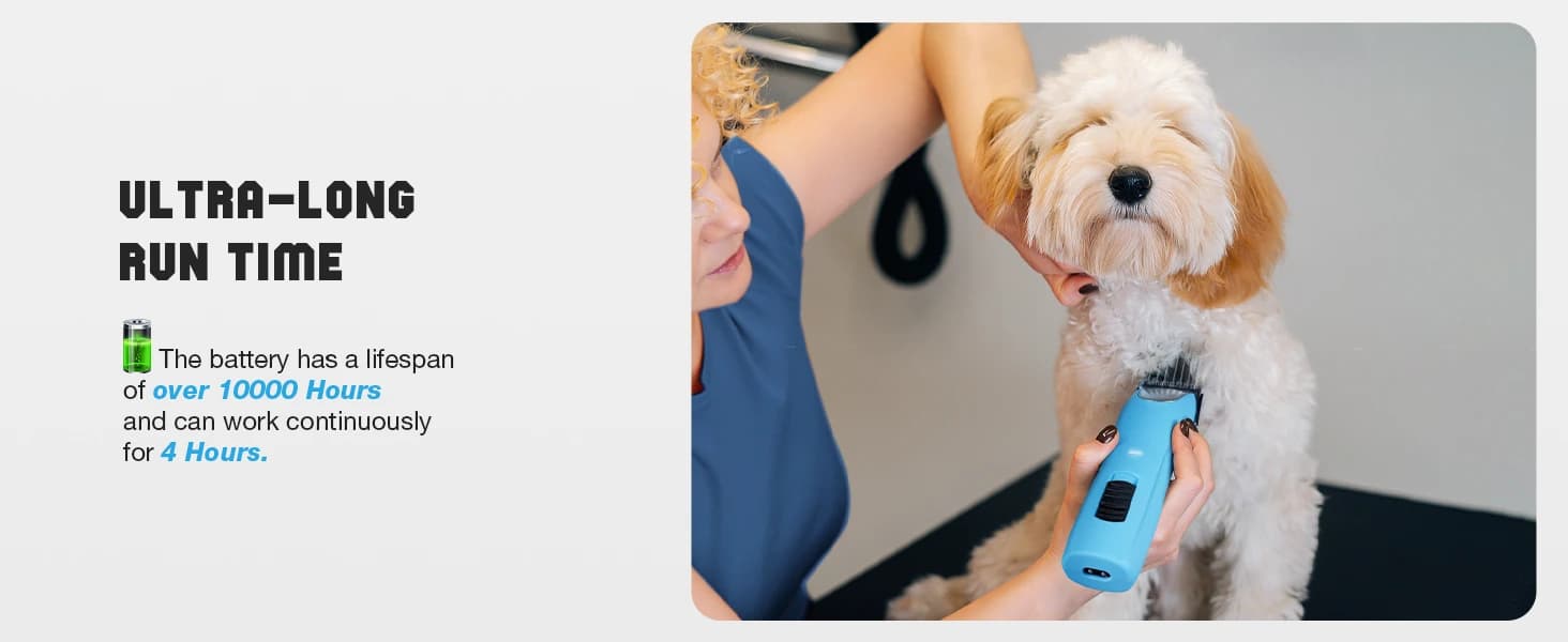 Professional Dog Clippers for Grooming Thick Curly Matted Coats — product details