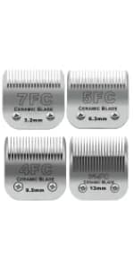 10# Grooming Ceramic Pet Clipper Blades Compatible with Andis and Oster A5 — product details