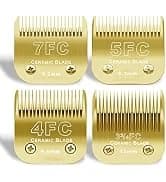 10# Grooming Ceramic Pet Clipper Blades Compatible with Andis and Oster A5 — collection imagery