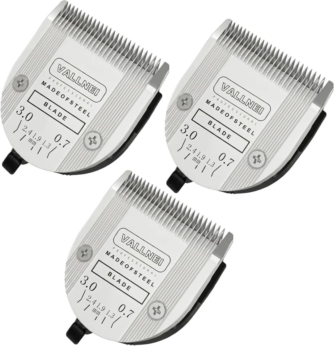3-Pack — 5-in-1 Replacement Blade Compatible with Wahl Animal Bravura Clipper