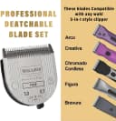 3-Pack — 5-in-1 Replacement Blade Compatible with Wahl Animal Bravura Clipper