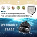 3-Pack — 5-in-1 Replacement Blade Compatible with Wahl Animal Bravura Clipper