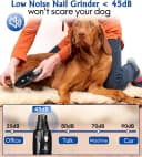 Dog Nail Grinder — 2-Speed and LED Light