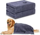 2 Pack Microfiber Dog Towels for Drying Dogs — Super Absorbent and Soft