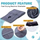 2 Pack Microfiber Dog Towels for Drying Dogs — Super Absorbent and Soft