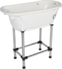 Flying Pig Pet Dog and Cat Portable Bath Tub (White