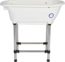 Flying Pig Pet Dog and Cat Portable Bath Tub (White