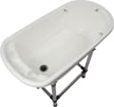 Flying Pig Pet Dog and Cat Portable Bath Tub (White