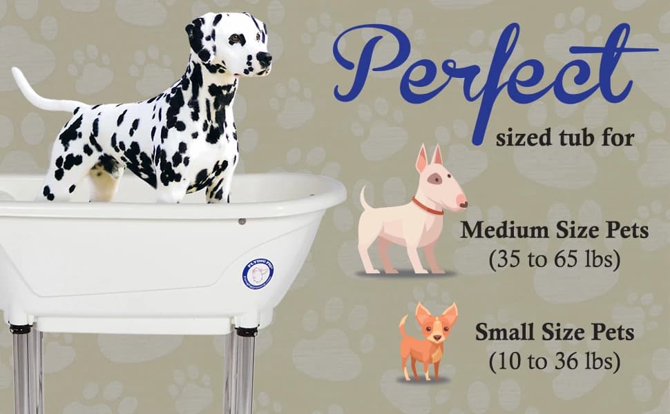Flying Pig Pet Dog and Cat Portable Bath Tub (White — product details
