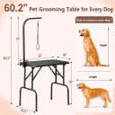 32 Inch Sturdy Dog Grooming Table for Home