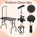 32 Inch Sturdy Dog Grooming Table for Home