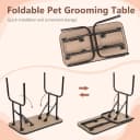 32 Inch Sturdy Dog Grooming Table for Home