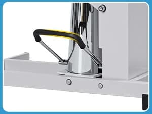 43.3 in Hydraulic Pet Grooming Table — Professional Hydraulic Grooming Table w/Max 350 LBS Loading Capacity — Stable non-slip table legs
