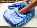Quick Dry Towel for Dogs | Ultra Absorbent Microfiber Shammy | Extra Large 35x15 Size Dog Bath Towel |