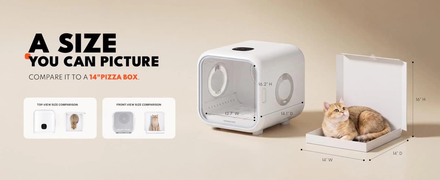 Automatic Cat Dryer — 40dB Ultra Quiet Pet Dryer Box (Drybo Plus) — product details