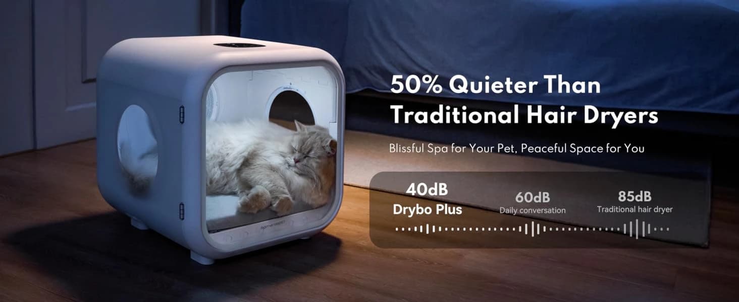 Automatic Cat Dryer — 40dB Ultra Quiet Pet Dryer Box (Drybo Plus) — collection imagery