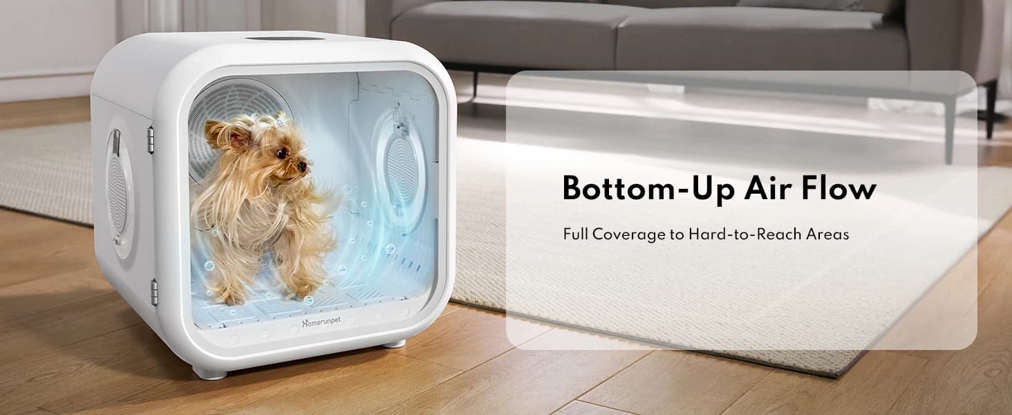 Automatic Cat Dryer — 40dB Ultra Quiet Pet Dryer Box (Drybo Plus) — Drying Safety — Our Priority
