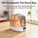 Updated Automatic Pet Dryer Box with 86CFM Dual Fans