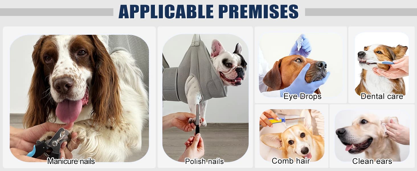 Dog Grooming Hammock Harness — product details