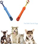 2 Pcs 3-Sided Pet Toothbrush Dog and Cat Mouth Dental Teeth Care