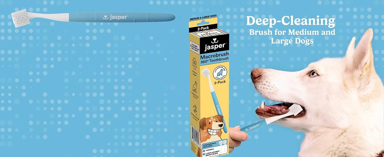Dog Toothbrush — 360° Finger Toothbrush for Dogs and Cats — product details