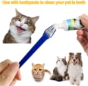 Dog Toothbrush Set of 8 – Dual Headed Dental Hygiene Brushes for Small to Large Dogs