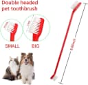 Dog Toothbrush Set of 8 – Dual Headed Dental Hygiene Brushes for Small to Large Dogs