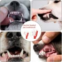 Dog Toothbrush Set of 8 – Dual Headed Dental Hygiene Brushes for Small to Large Dogs