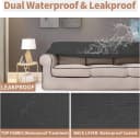 100% Waterproof Couch Cover — 3 Cushion Couch Slipcover for