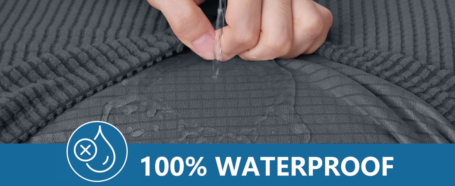Waterproof Couch Cushion Covers for Pets — Non Slip Sofa Seat Cover — 100% Waterproof Couch Cushion Covers
