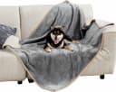 Waterproof Dog Blankets for Large Dogs Sherpa Fleece Throw — 40X50
