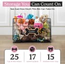 Metal Dog Toy Basket for Dogs and Cats (15 x 10 x 9 in