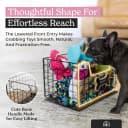 Metal Dog Toy Basket for Dogs and Cats (15 x 10 x 9 in