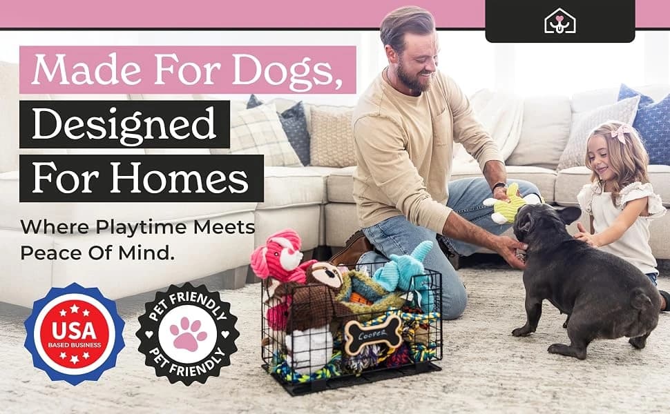 Metal Dog Toy Basket for Dogs and Cats (15 x 10 x 9 in — product details