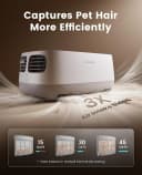 Pet Air Purifier with 3-Side Air Intake and Hair Collection Bin