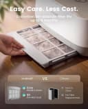 Pet Air Purifier with 3-Side Air Intake and Hair Collection Bin