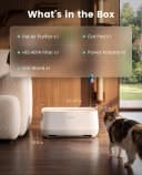Pet Air Purifier with 3-Side Air Intake and Hair Collection Bin