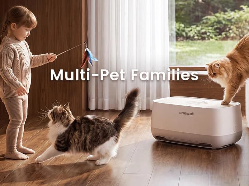 Pet Air Purifier with 3-Side Air Intake and Hair Collection Bin — product details