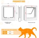 Smart Cat Door with 4 Collar Sensor Key
