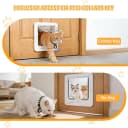 Smart Cat Door with 4 Collar Sensor Key