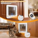 Smart Cat Door with 4 Collar Sensor Key