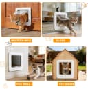 Smart Cat Door with 4 Collar Sensor Key
