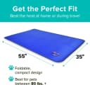 Dog Cooling Mat - Solid Gel Self-Cool Pad | Durable and Non-Toxic