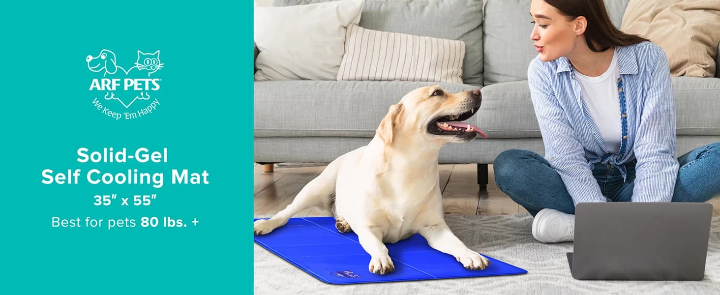 Dog Cooling Mat - Solid Gel Self-Cool Pad | Durable and Non-Toxic — product details
