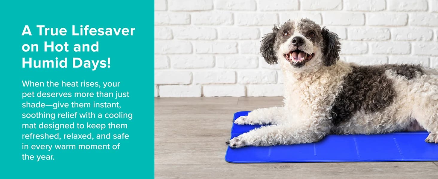 Dog Cooling Mat - Solid Gel Self-Cool Pad | Durable and Non-Toxic — product details