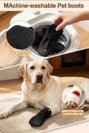 Dog Paw Wound Recovery Boot with Self-Adhering Pet Bandage