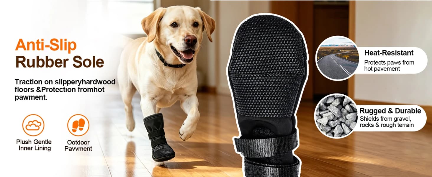 Dog Paw Wound Recovery Boot with Self-Adhering Pet Bandage — product details