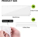 10Pcs Flexible 0.8mm Pet Cage Guard Liners Clear