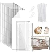 10Pcs Flexible 0.8mm Pet Cage Guard Liners Clear — collection imagery