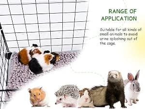 10Pcs Flexible 0.8mm Pet Cage Guard Liners Clear — Easy to assemble